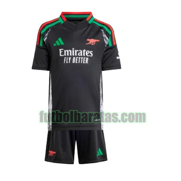 camiseta niño arsenal 2024 2025 negro primera