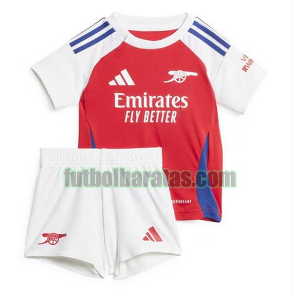 camiseta niño arsenal 2024 2025 rojo primera