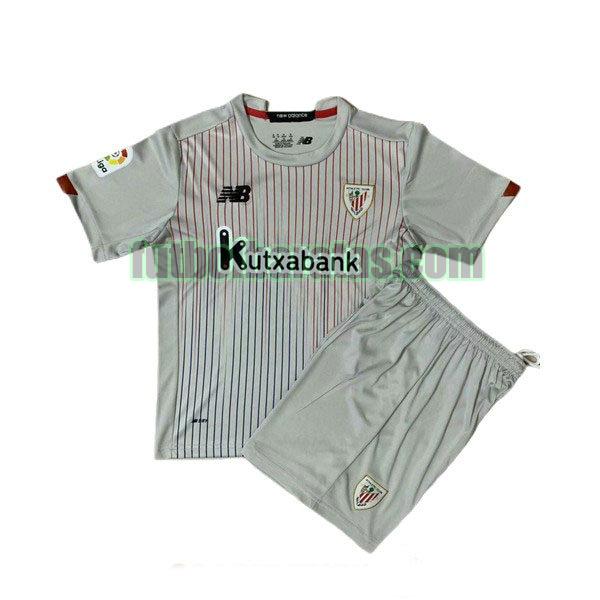 camiseta niño athletic bilbao 2020-2021 gris segunda