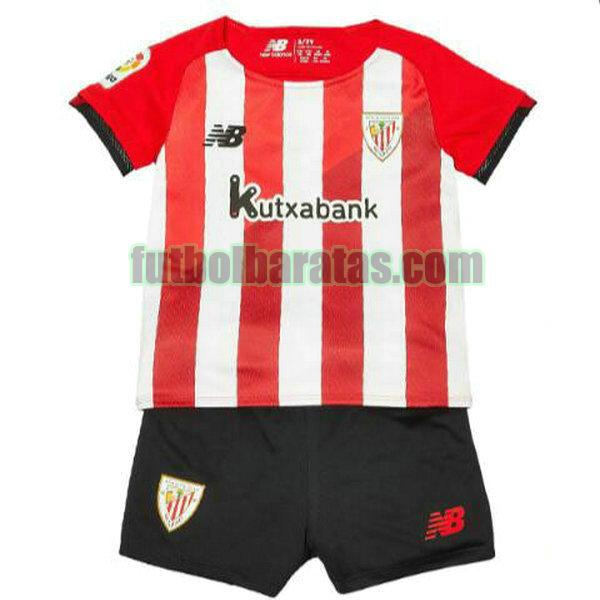 camiseta niño athletic bilbao 2021 2022 blanco rojo segunda