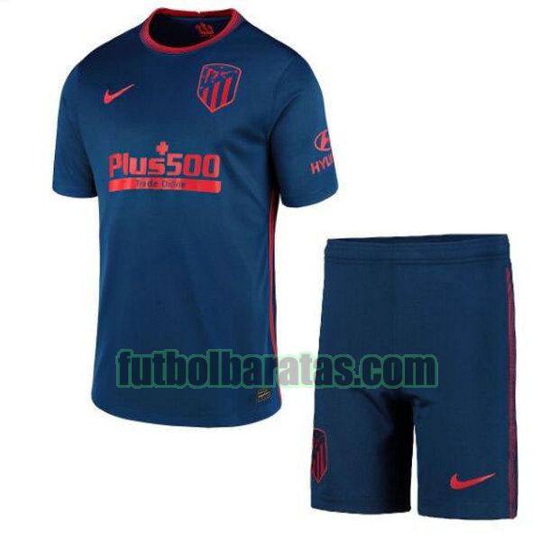 camiseta niño atletico madrid 2020-2021 azul segunda