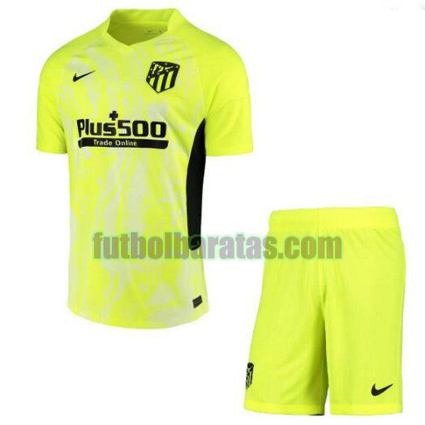 camiseta niño atletico madrid 2020-2021 verde tercera