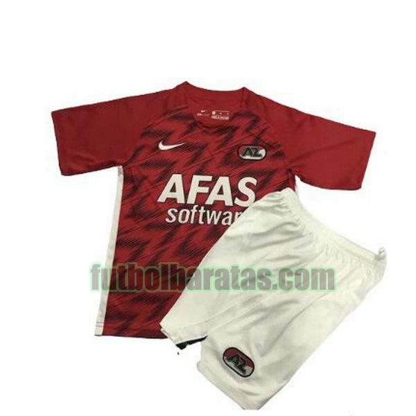 camiseta niño az alkmaar 2020-2021 rojo primera