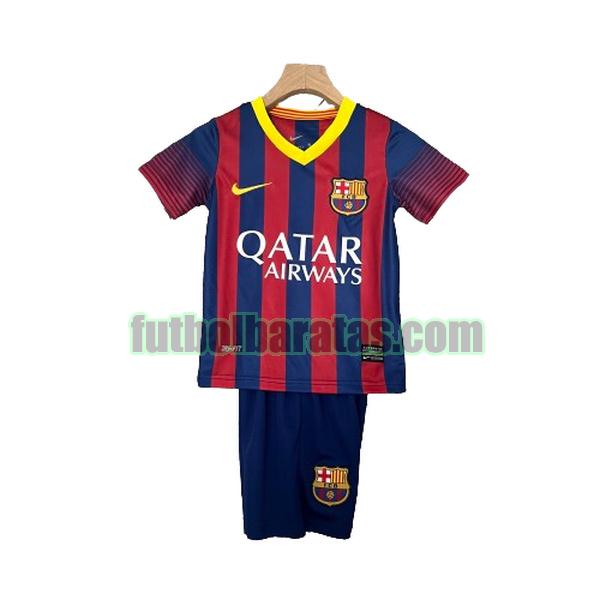 camiseta niño barcelona 2013 2014 rojo azul primera