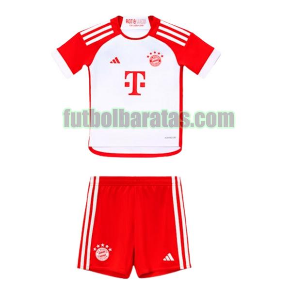 camiseta niño bayern munich 2023 2024 blanco primera