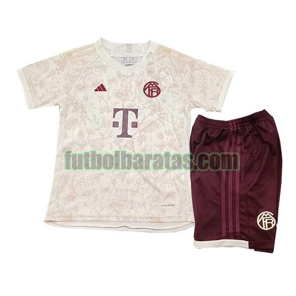 camiseta niño bayern munich 2023 2024 blanco tercera