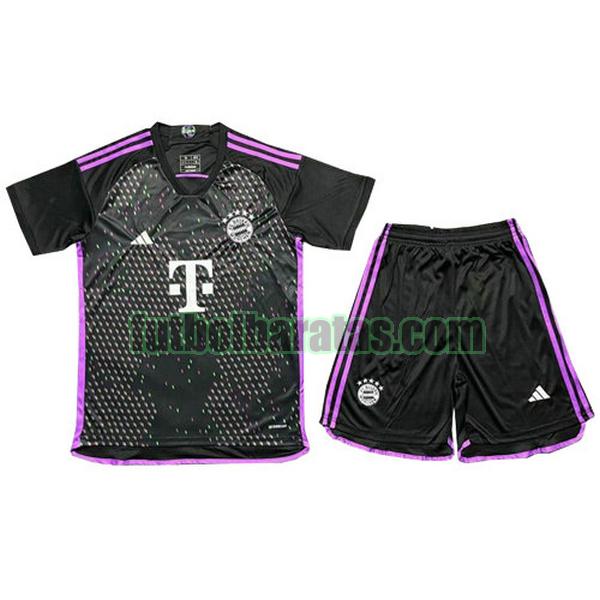 camiseta niño bayern munich 2023 2024 negro segunda