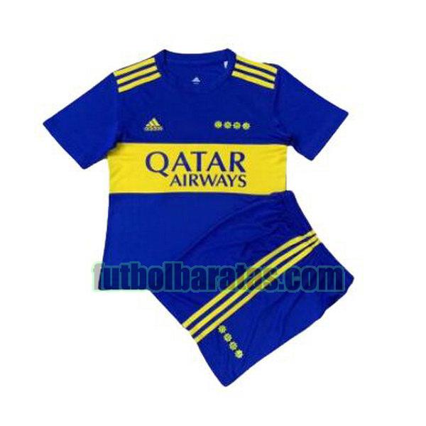camiseta niño boca juniors 2021 2022 azul primera