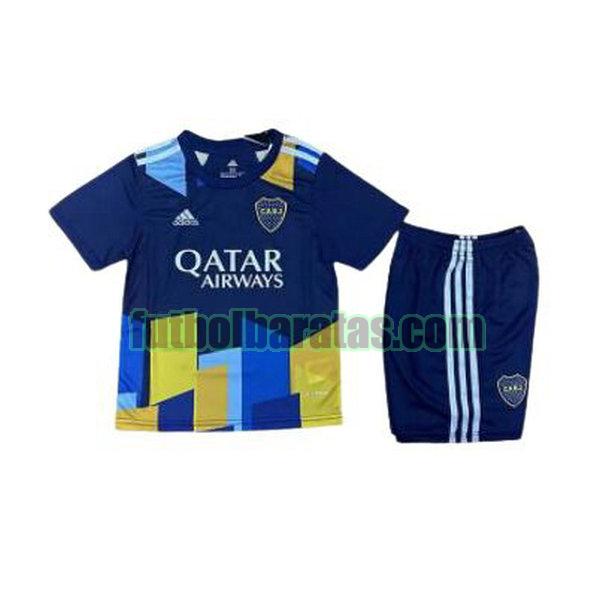 camiseta niño boca juniors 2021 2022 azul tercera