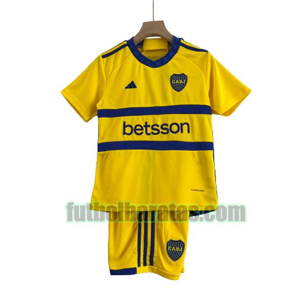 camiseta niño boca juniors 2023 2024 amarillo segunda