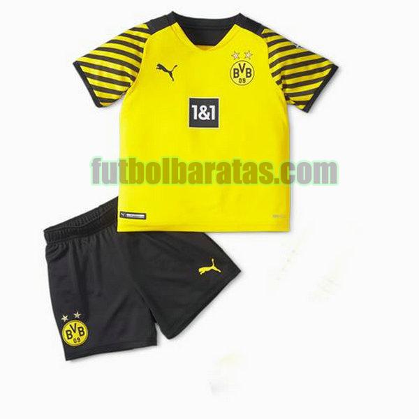 camiseta niño borussia dortmund 2021 2022 amarillo primera