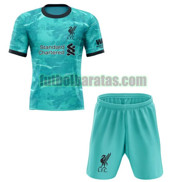 camiseta niño camiseta liverpool 2020-2021 segunda