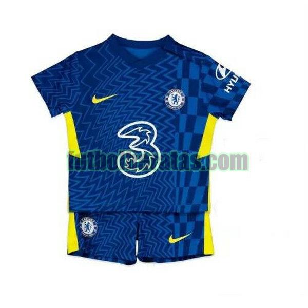 camiseta niño chelsea 2021 2022 azul primera