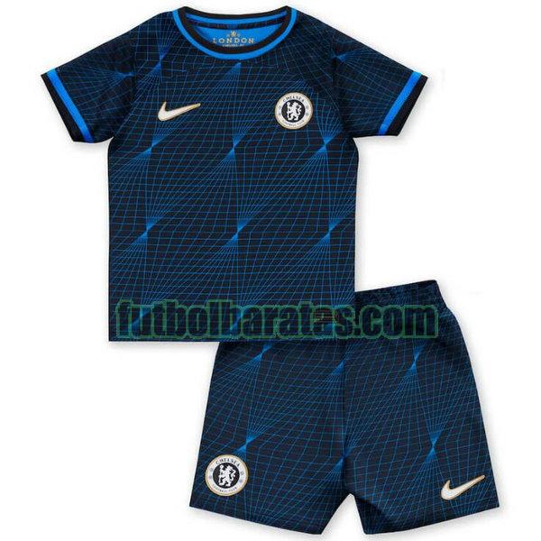 camiseta niño chelsea 2023 2024 azul segunda