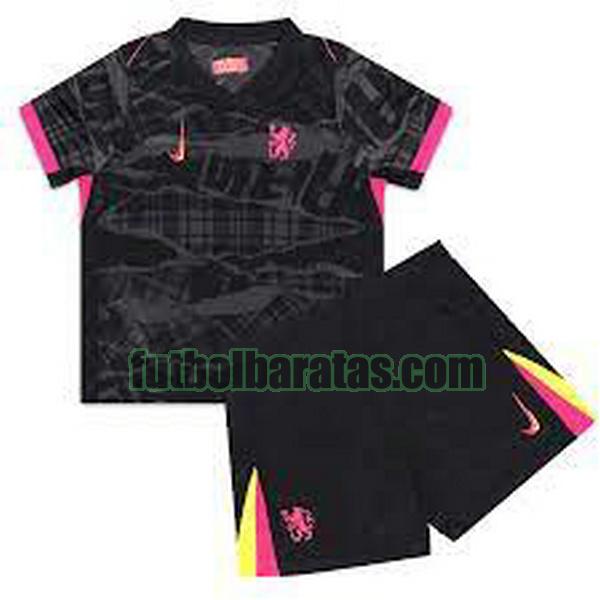 camiseta niño chelsea 2024 2025 negro tercera