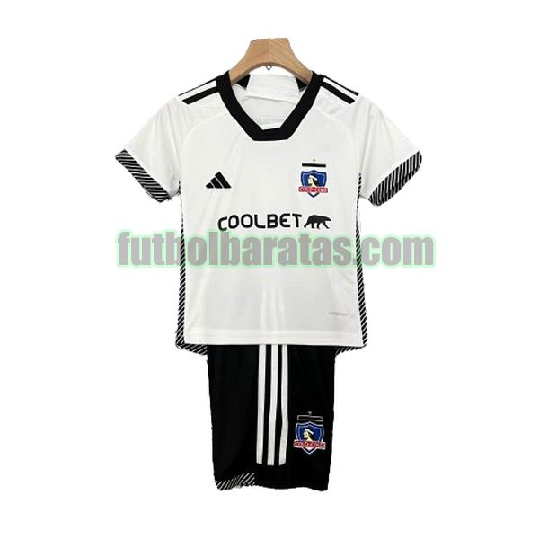 camiseta niño colo-colo 2024 2025 blanco primera