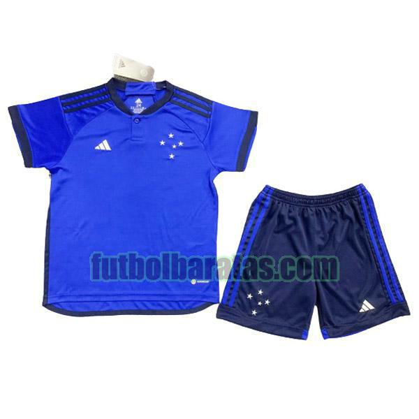 camiseta niño cruzeiro ec 2023 2024 azul primera