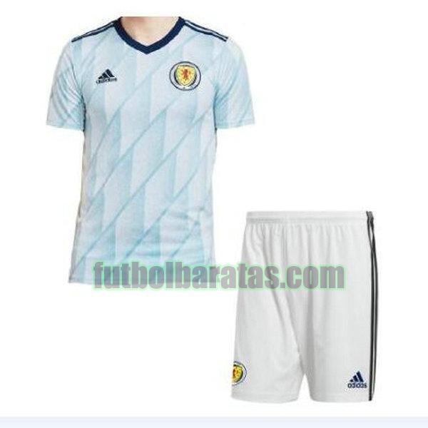 camiseta niño escocia 2021 2022 azul segunda