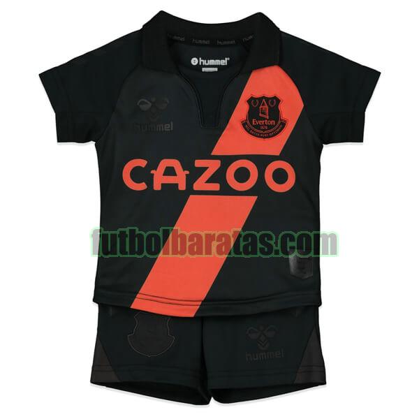 camiseta niño everton 2021 2022 negro segunda