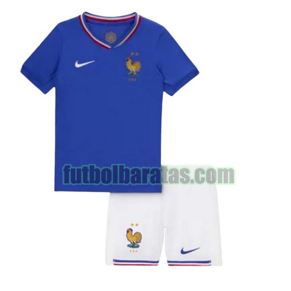camiseta niño francia 2024 azul primera