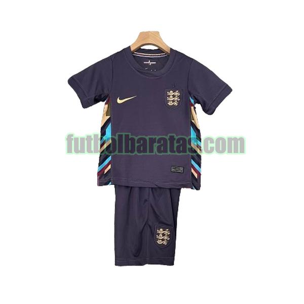 camiseta niño inglaterra 2024 azul segnunda