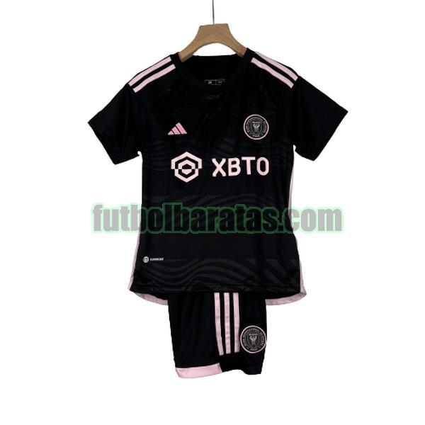 camiseta niño inter miami cf 2023 2024 negro segunda