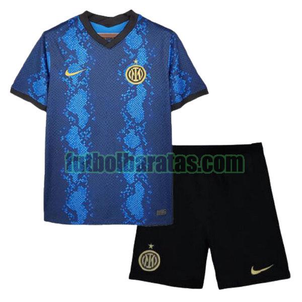 camiseta niño inter milán 2021 2022 azul primera