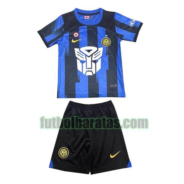 camiseta niño inter milán 2023 2024 azul primera special edition