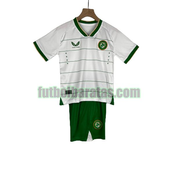 camiseta niño irlanda 2023 2024 blanco segunda