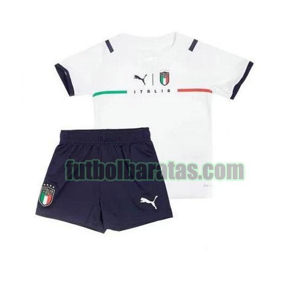 camiseta niño italia 2021 2022 blanco segunda