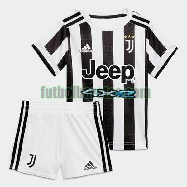 camiseta niño juventus 2021 2022 negro blanco primera