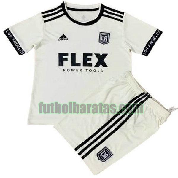 camiseta niño lafc 2021 2022 blanco segunda