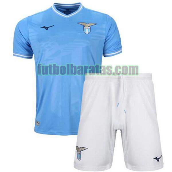 camiseta niño lazio 2023 2024 azul segunda