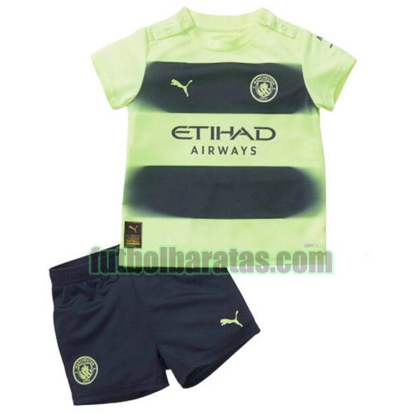 camiseta niño manchester city 2022 2023 verde tercera