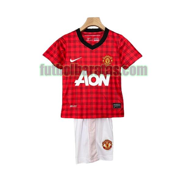 camiseta niño manchester united 2012 2013 rojo primera