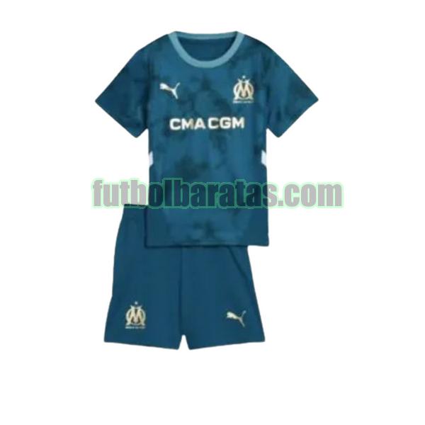 camiseta niño marsella 2024 2025 azul primera