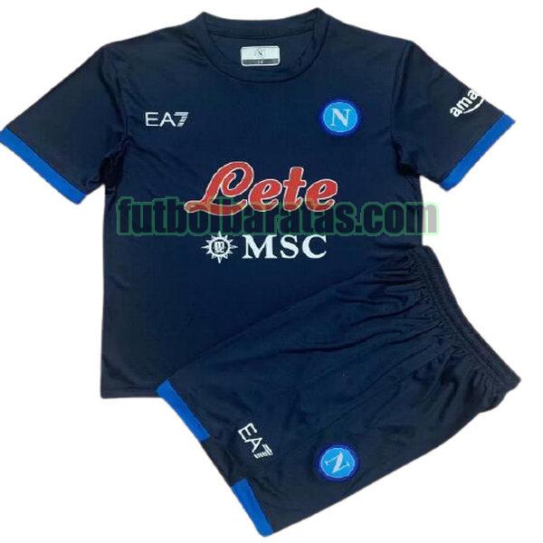 camiseta niño napoli 2021 2022 azul