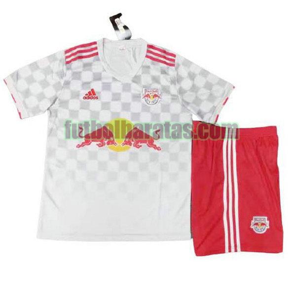 camiseta niño new york red bulls 2021 2022 blanco primera