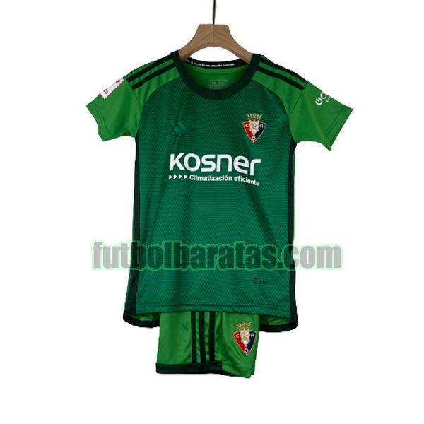 camiseta niño osasuna 2023 2024 verde tercera