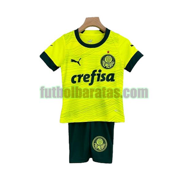 camiseta niño palmeiras 2023 2024 verde tercera