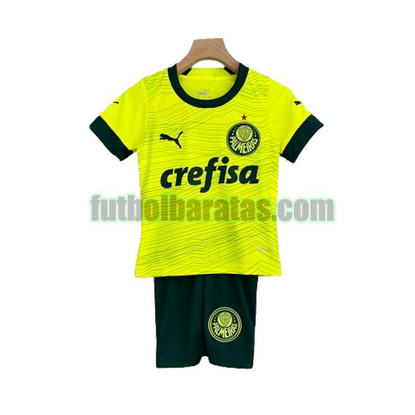 camiseta niño palmeiras 2023 2024 verde tercera