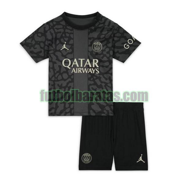 camiseta niño paris saint germain 2023 2024 rojo blanco tercera