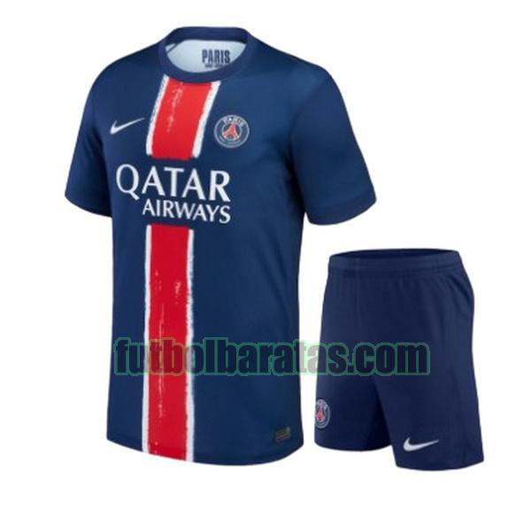 camiseta niño paris saint germain 2024 2025 azul primera
