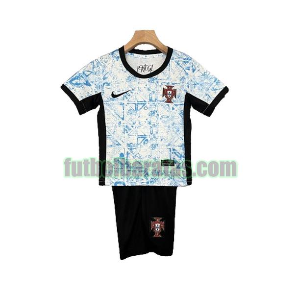 camiseta niño portugal 2024 azul segnunda