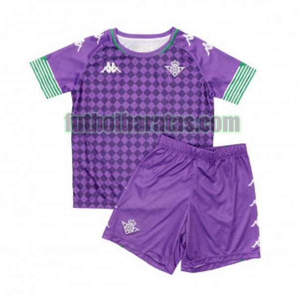 camiseta niño real betis 2020-2021 púrpura primera