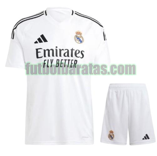 camiseta niño real madrid 2024 2025 blanco primera
