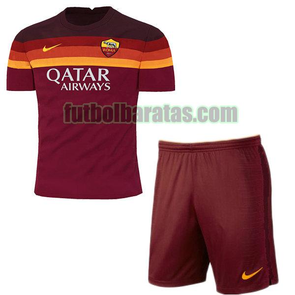 camiseta niño roma 2020-2021 primera