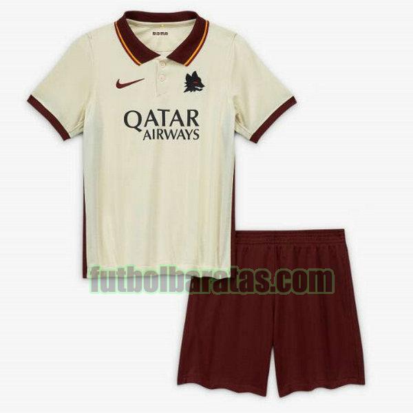 camiseta niño roma 2020-2021 segunda