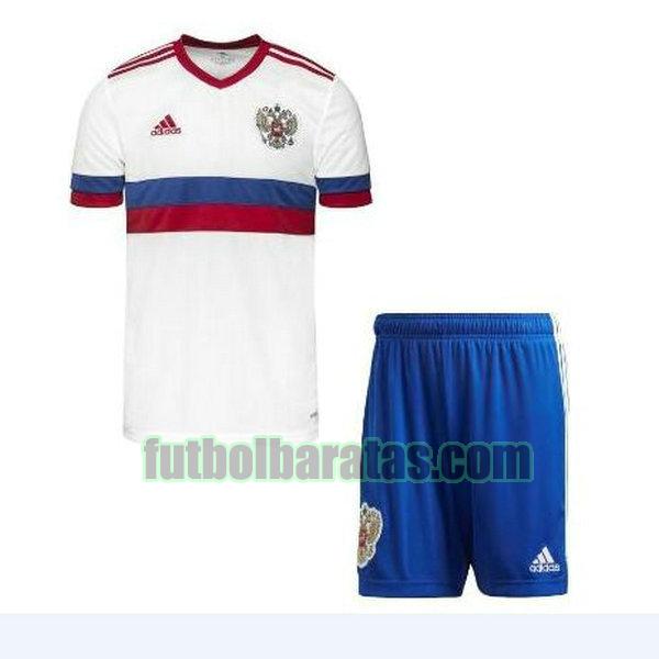 camiseta niño rusia 2021 2022 blanco segunda