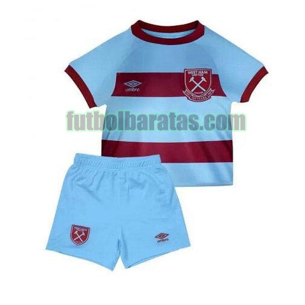 camiseta niño west ham united 2020-2021 segunda